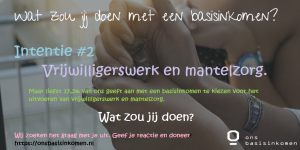 Vrijwilligerswerk en mantelzorg