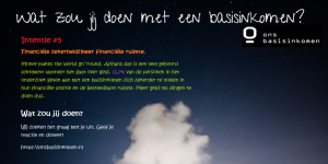 Financiële zekerheid / meer financiële ruimte